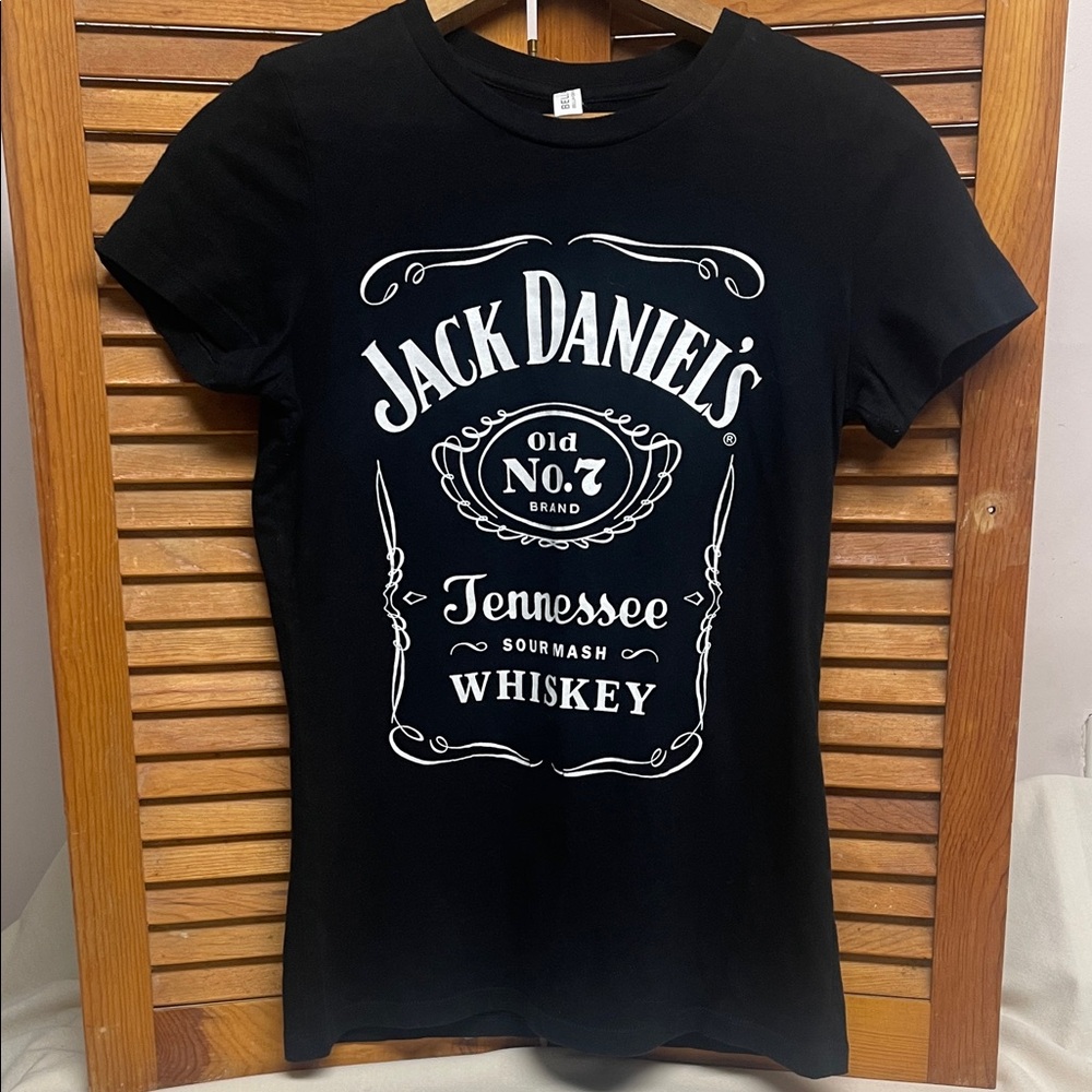 Jack Daniel's Black and White Whiskey Graphic Tee